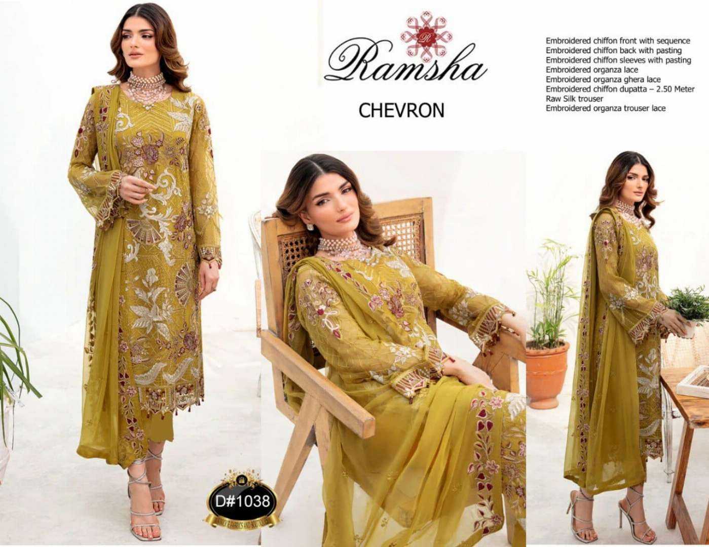 Ramsha,Sequence,Georgette,Kameez